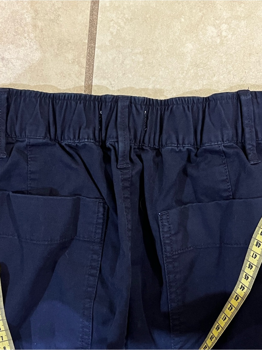 Free Assembly Wide-Leg Navy Pants - Picture 5 of 7